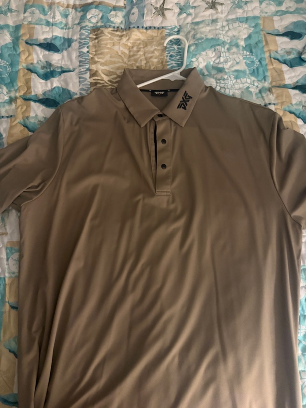 PXG Men's Polo Shirt - Khaki